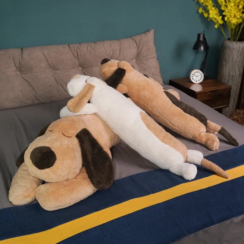 Giant Plush Dog Pillow – Cozy Stuffed Animal Cuddle Toy