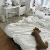 2025 Cartoon Animal Dachshund Pillow Plush Sausage-shaped Pillow Cute Cushion Nap Pillow Lumbar Pillow Bedroom Neck Pillow