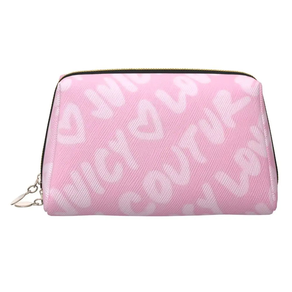 J-Juicy-C-Couture Makeup Bag Zipper Pouch Travel Cosmetic Bags Large Leather Portable Cosmetic Bag for Women