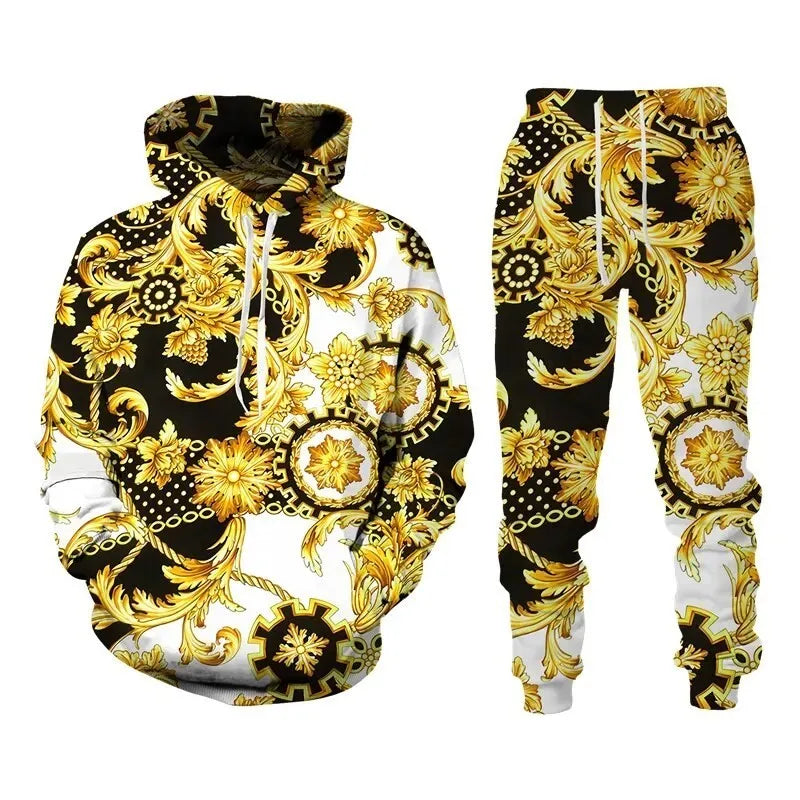 Men’s 3D Skull Print Pullover Hoodie