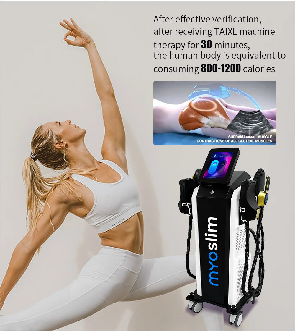 Myoslim Machine Professional EMS Body Muscle Stimulation Carving EMS Slimming Machine EMS Pro NEO RF Machine In Sculpt