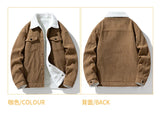 Men's Corduroy Fleece Jacket – Warm Winter Coat