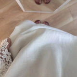 Women's Elegant Linen Midi Skirt – Summer 2025