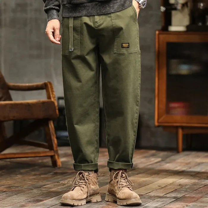 HIQOR Men's Relaxed Cargo Pants – Vintage Safari Style