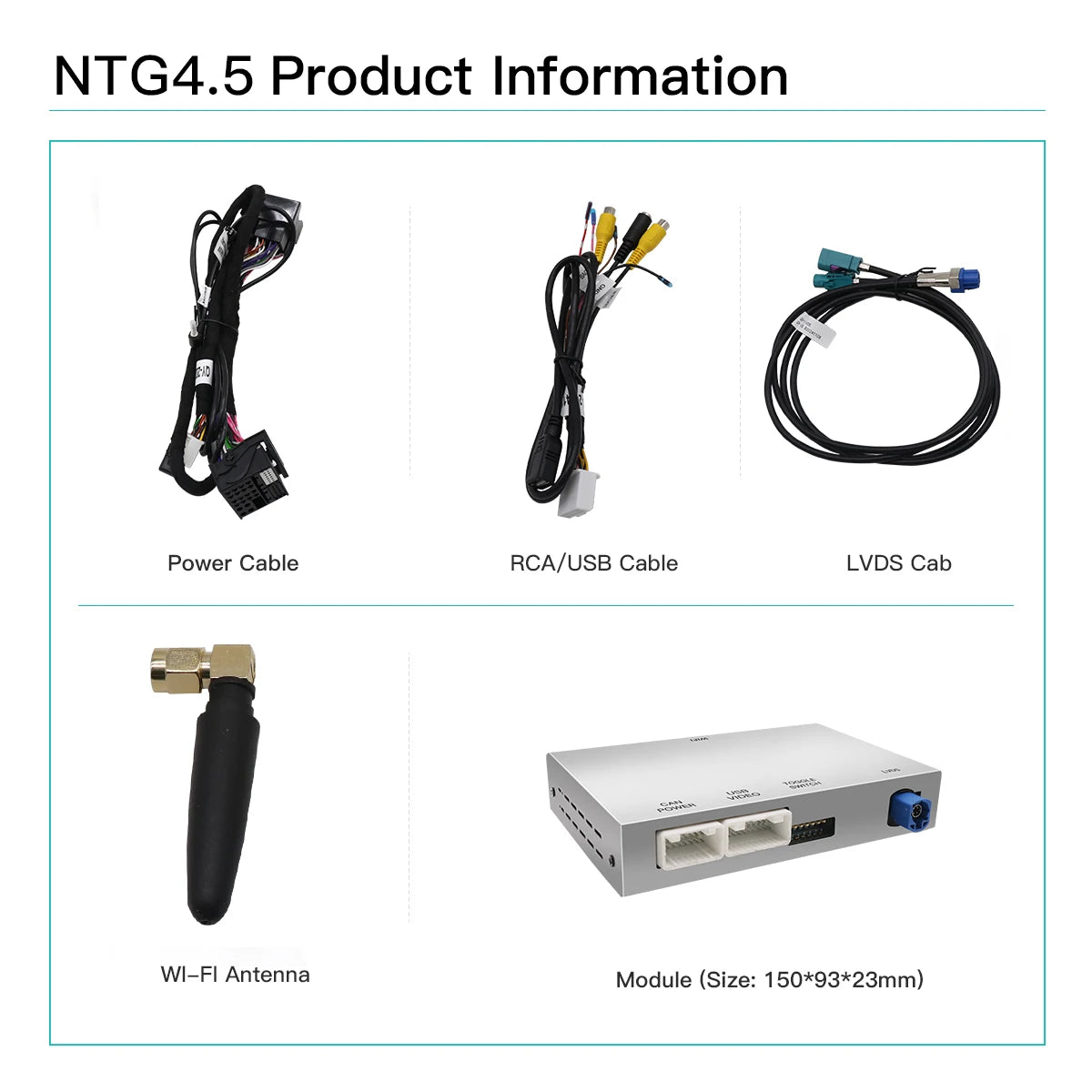 Wireless CarPlay & Android Auto Upgrade for Mercedes-Benz NTG4.5/4.7