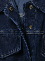 Vintage Denim Jacket with Waist Sash – High Street USA-Made Outerwear