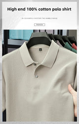 Premium 100% Cotton Polo Shirt for Men | Smart Casual