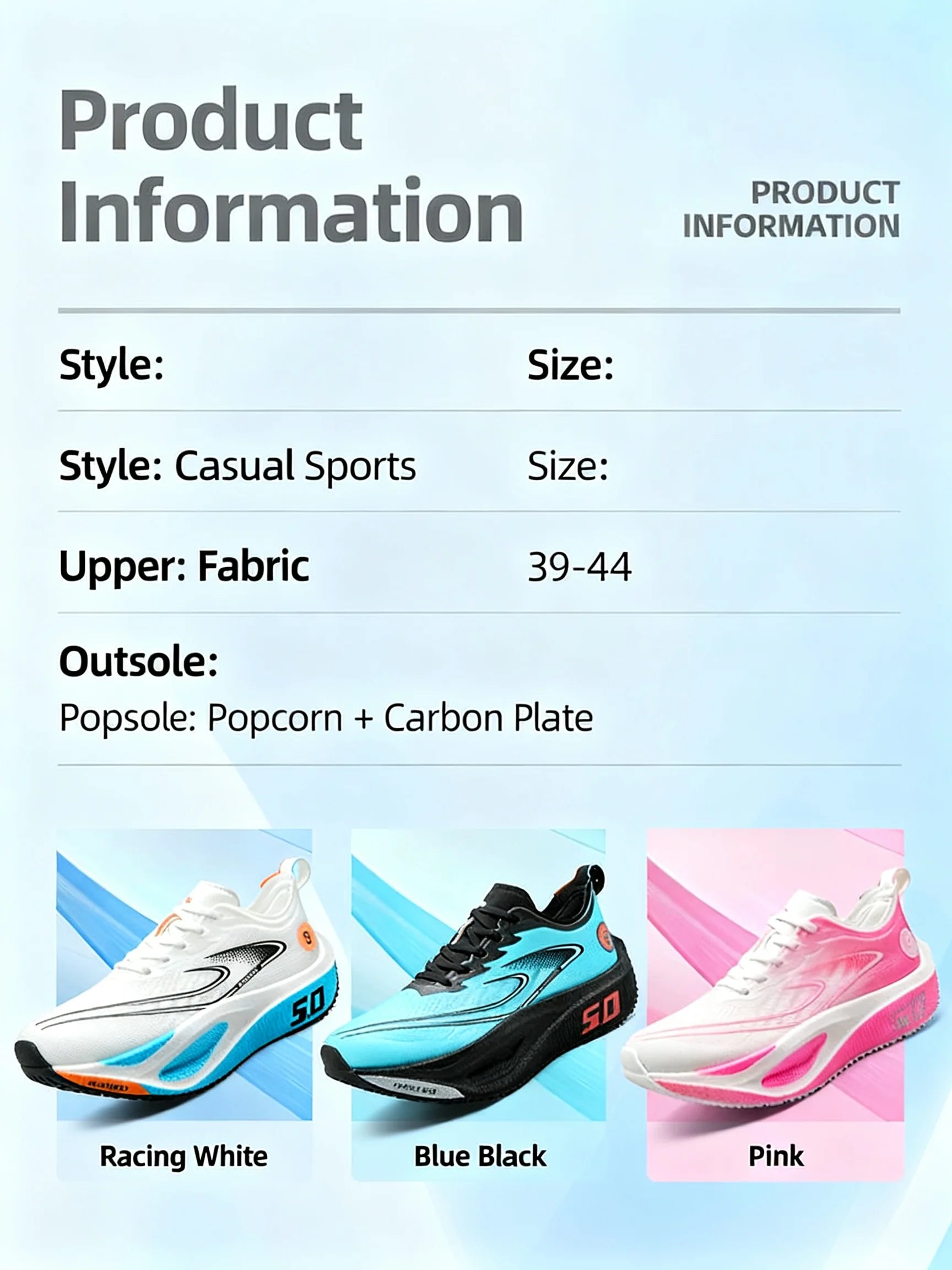 Carbon Fiber Marathon Racing Shoes