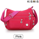 Fashion Women Waterproof Crossbody Bag Casual Single Shoulder Handbag Messenger Bag Oxford Material