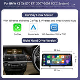 BMW X5 X6 Wireless CarPlay & Android Auto Screen