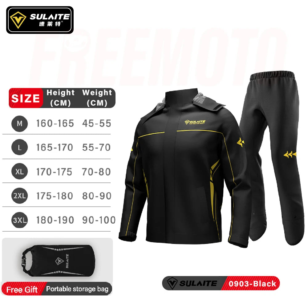 SULAITE All-Weather Moto Rain Suit | Men & Women