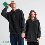 Vintage Wash Oversized Cotton Hoodie