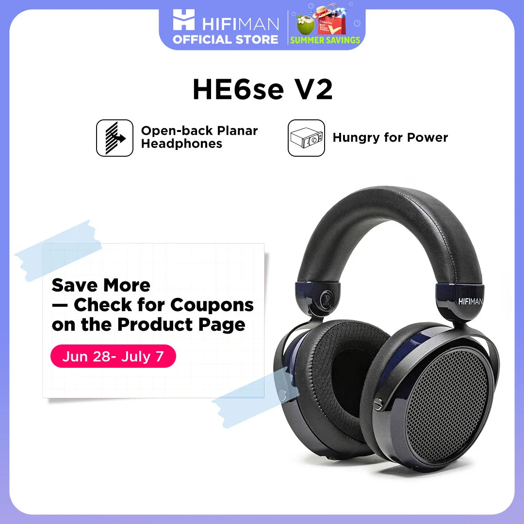 HIFIMAN HE6se Planar Magnetic Audiophile Headphones