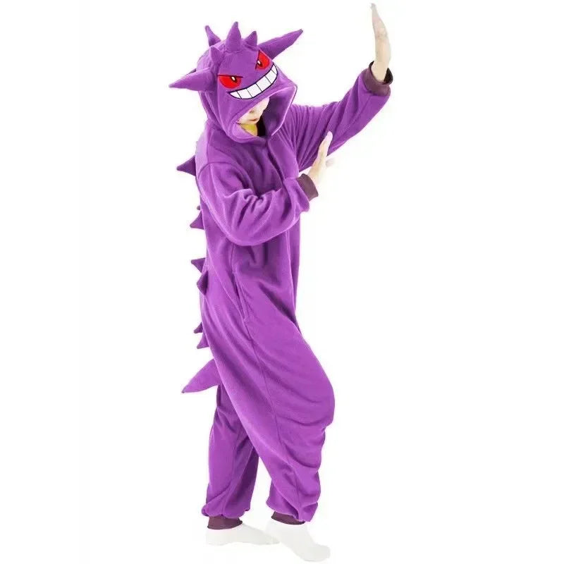 Pokemon Kigurumi Onesie Snorlax Eevee Squirtle Gengar Pijama Cosplay Costume Halloween Adult Anime Umbreon Pajamas