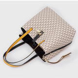 Large Capacity Leather Crossbody Tote