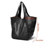 Large PU Leather Tote Bag for Everyday Carry