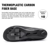 WILDTO Carbon Fiber Sole Cycling Shoes Hardness10 Wear Resistant Road Riding Sneakers Mens Thermoplastic Adjustable Bicyle Shoes