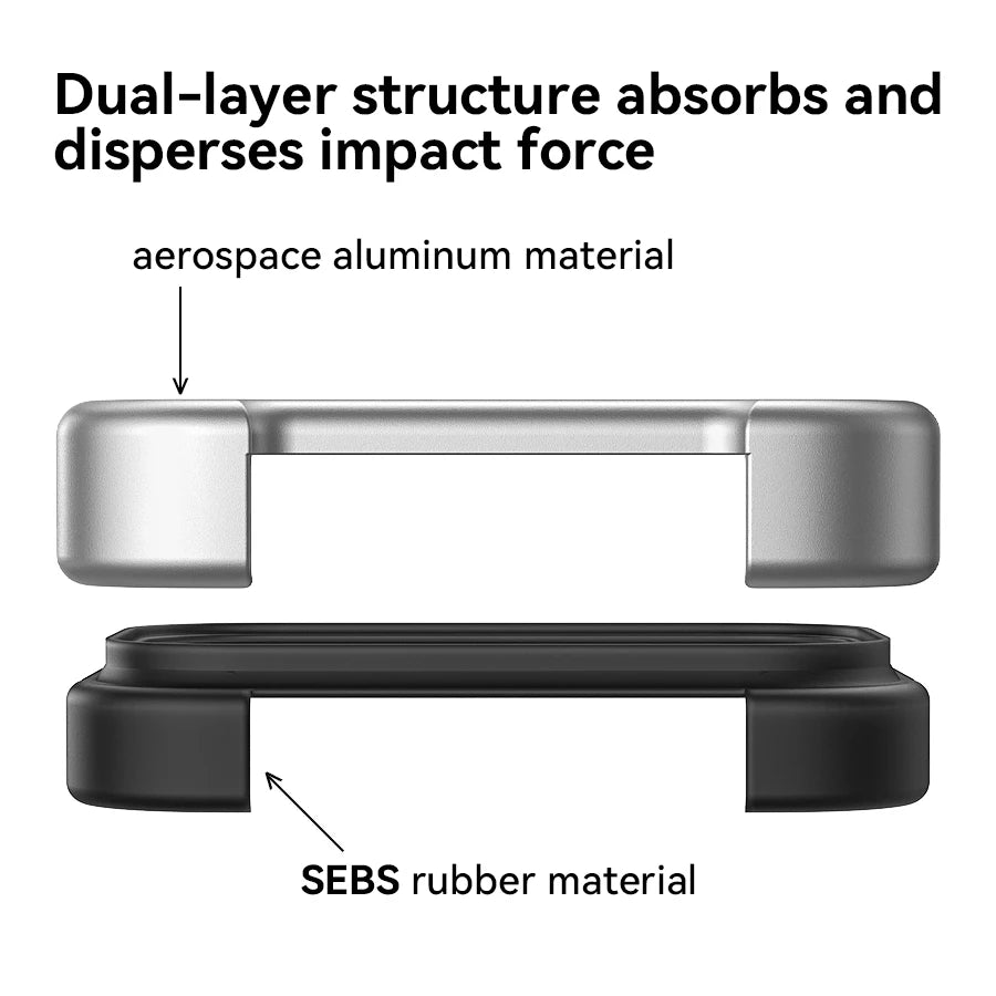 Aluminum Bumper iPhone Case with Arc Design
