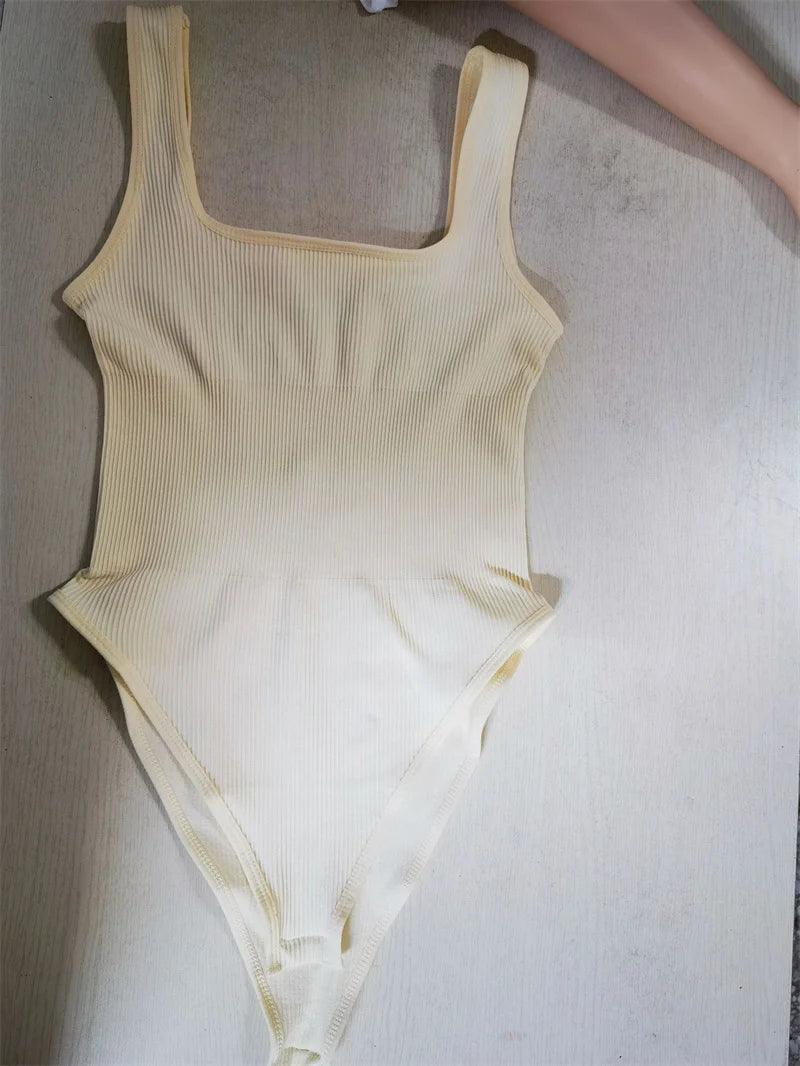 Ribbed Sculpting Seamless Jumpsuit | Firm Compression Shapewear