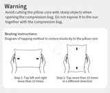 Spa Massage Pillow Washable Non-Collapse Cervical Support Pillow Core Home Pin Gift Pillow
