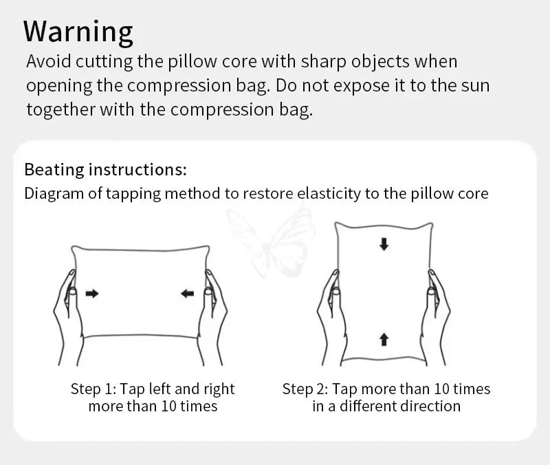Spa Massage Pillow Washable Non-Collapse Cervical Support Pillow Core Home Pin Gift Pillow