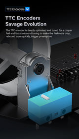 Attack Shark X11 & X11se Wireless Gaming Mouse,Bluetooth Tri-Mode Connection, PixArt PAW3311,Touch Magnetic Charging Base