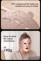 New 8 Colors Photon Nir Light Skin Rejuvenation for Facial 850nm Led Red Infrared Led Face Mask Red Light Therapy Photon Mask