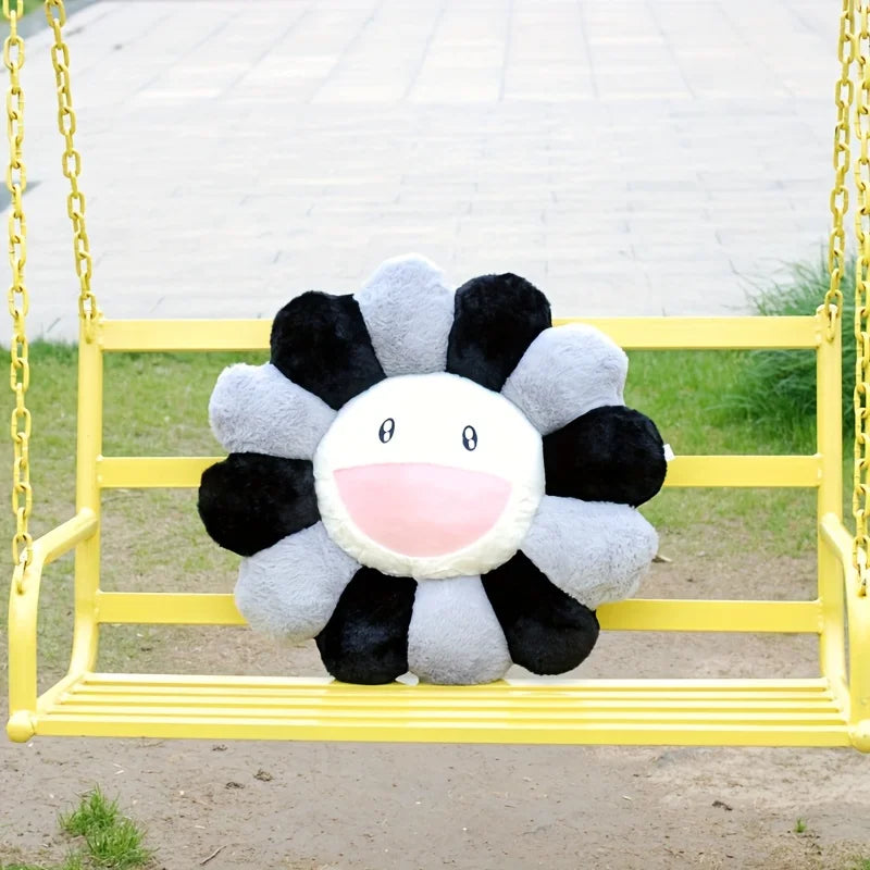 Sunflower Plush Cushion – Cheerful Décor Pillow