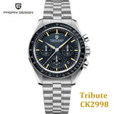 PAGANI DESIGN 2026 New Men's Watches Retro Luxury Tribute to CK2998 Quartz Watch For Men Speed Chronograph AR Sapphire crystal