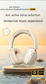 Acer ANC Bluetooth Headphones Surround Sound Headsets with HD Mic Active Noise Cancelling Earphones ENC-Calling 1000mAh OHR525