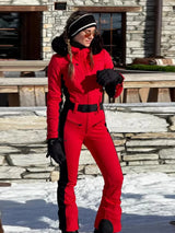 All-Weather Waterproof Hooded Ski Jumpsuit