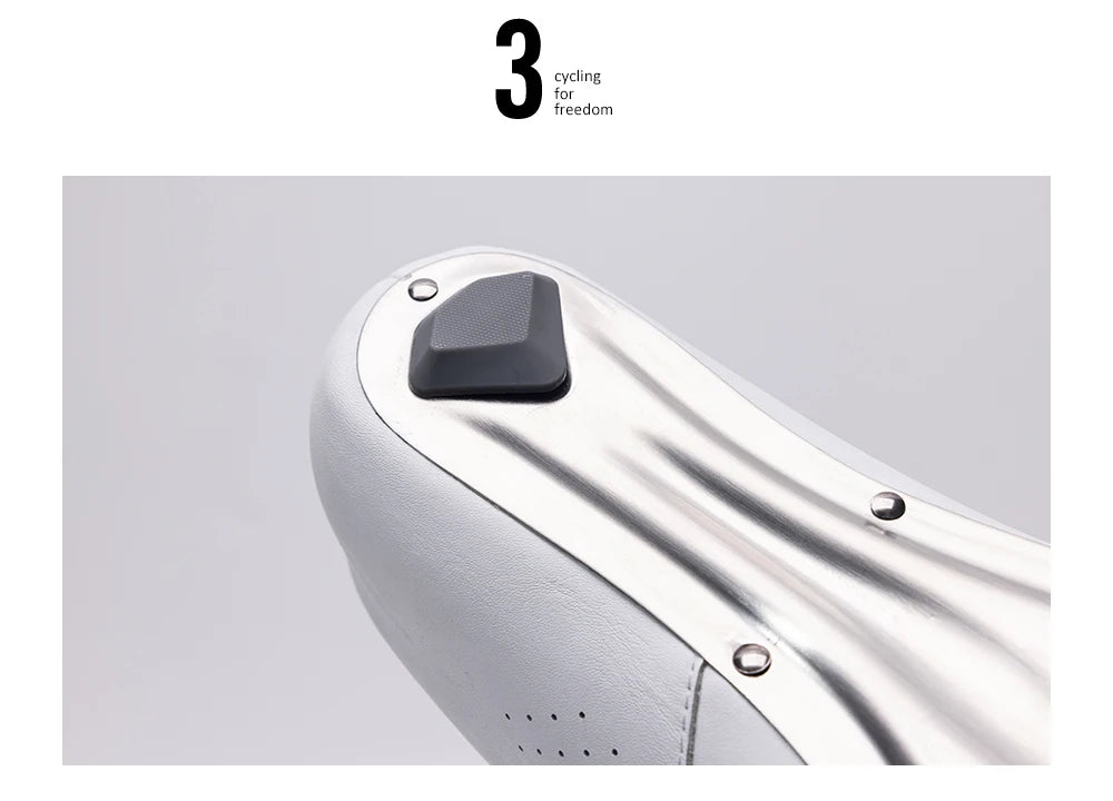 Santic Men's Cycling Shoes New Hardness16 Titanium Alloy Sole Auto-Lock Outdoor Bicycle Sneaker Adjustable Pro Road Racing Shoes