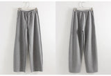 Autumn Burgundy Sweatpants Women Straight Leg Sport Pants Cotton Ladies Coffee Basic Joggers Wide Leg Women's Pants And Trousers