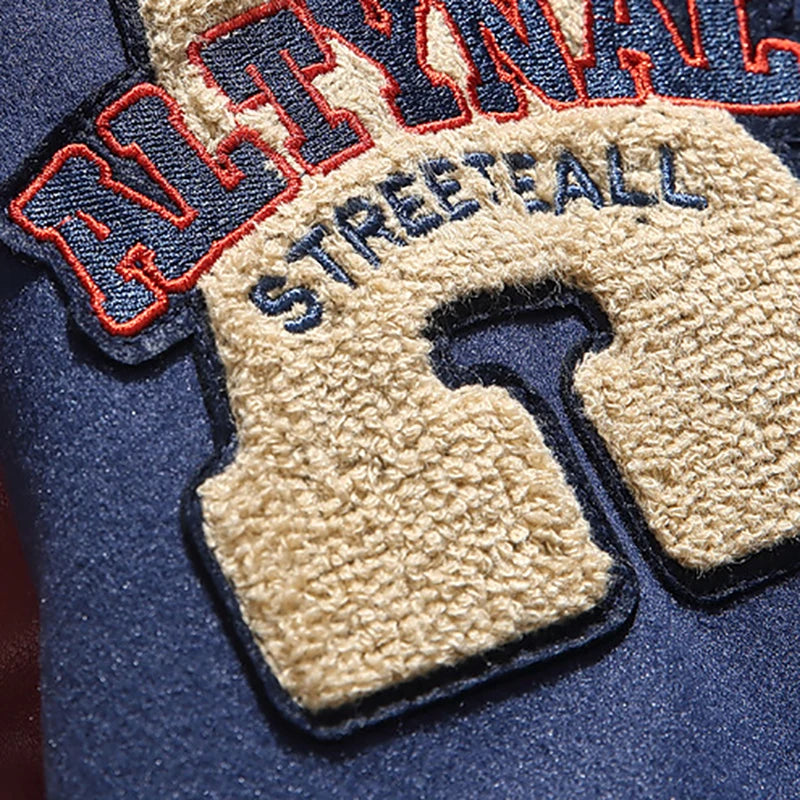 Men’s Embroidered Varsity Baseball Jacket