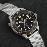 Watchdives WD007 V4 42mm Watch PT5000 Automatic Movement Titanium NTTD Wristwatch Domed Sapphire Crystal C3 Super Luminous Watch