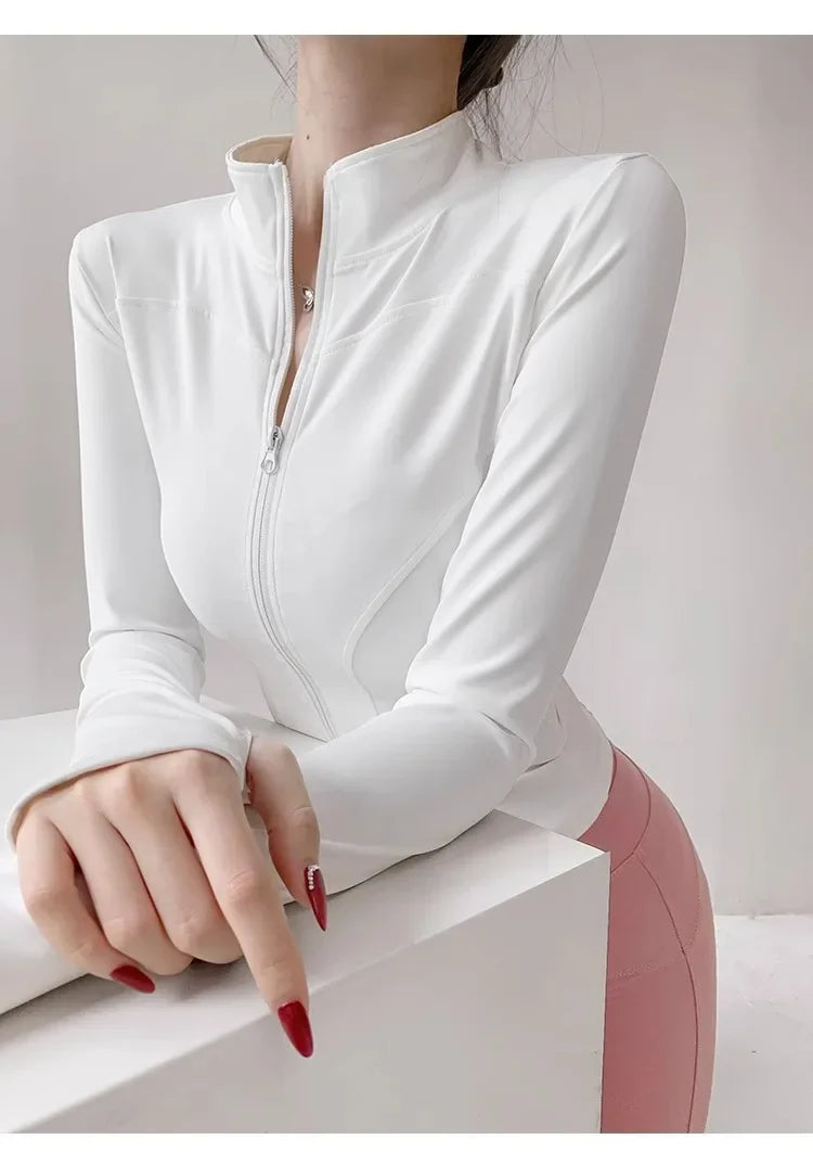 Quick-Dry Performance Yoga Jacket