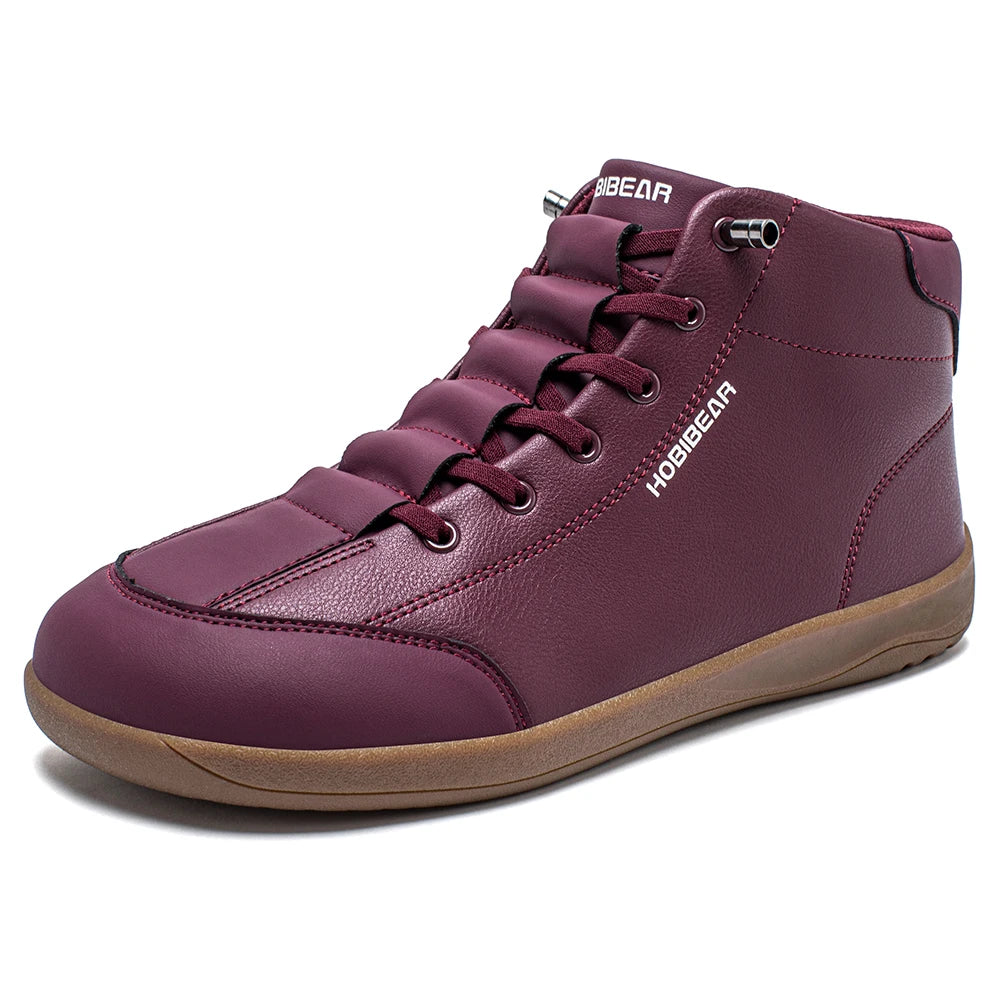 HOBIBEAR Wide-Toe Barefoot Ankle Boots