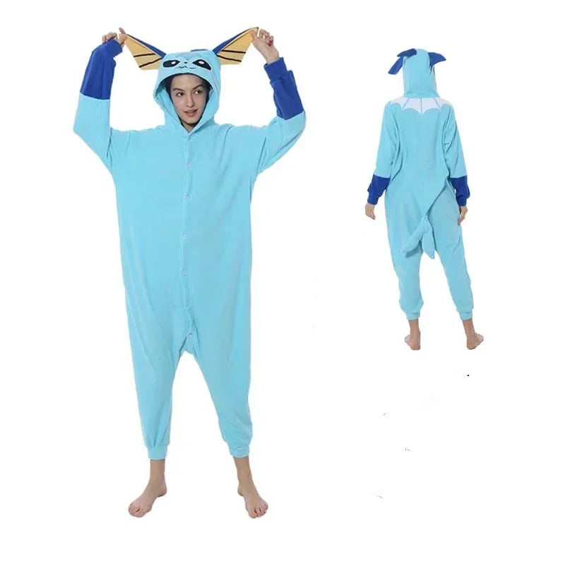 okemon Cosplay Kigurumi Onesie Snorlax Jigglypuff Umbreon Gengar Costume Halloween Adult Anime Bulbasaur Pajamas