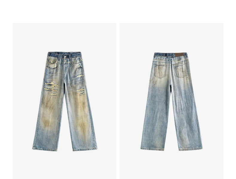 TOYOUTH Women Denim Jean 2025 Spring New Long Pants 8518053