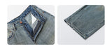 CHIC VEN Retro Women's Jeans Loose Casual  New High Waisted Wide Legs Denim Pant Female Trousers Spring Autumn 2025