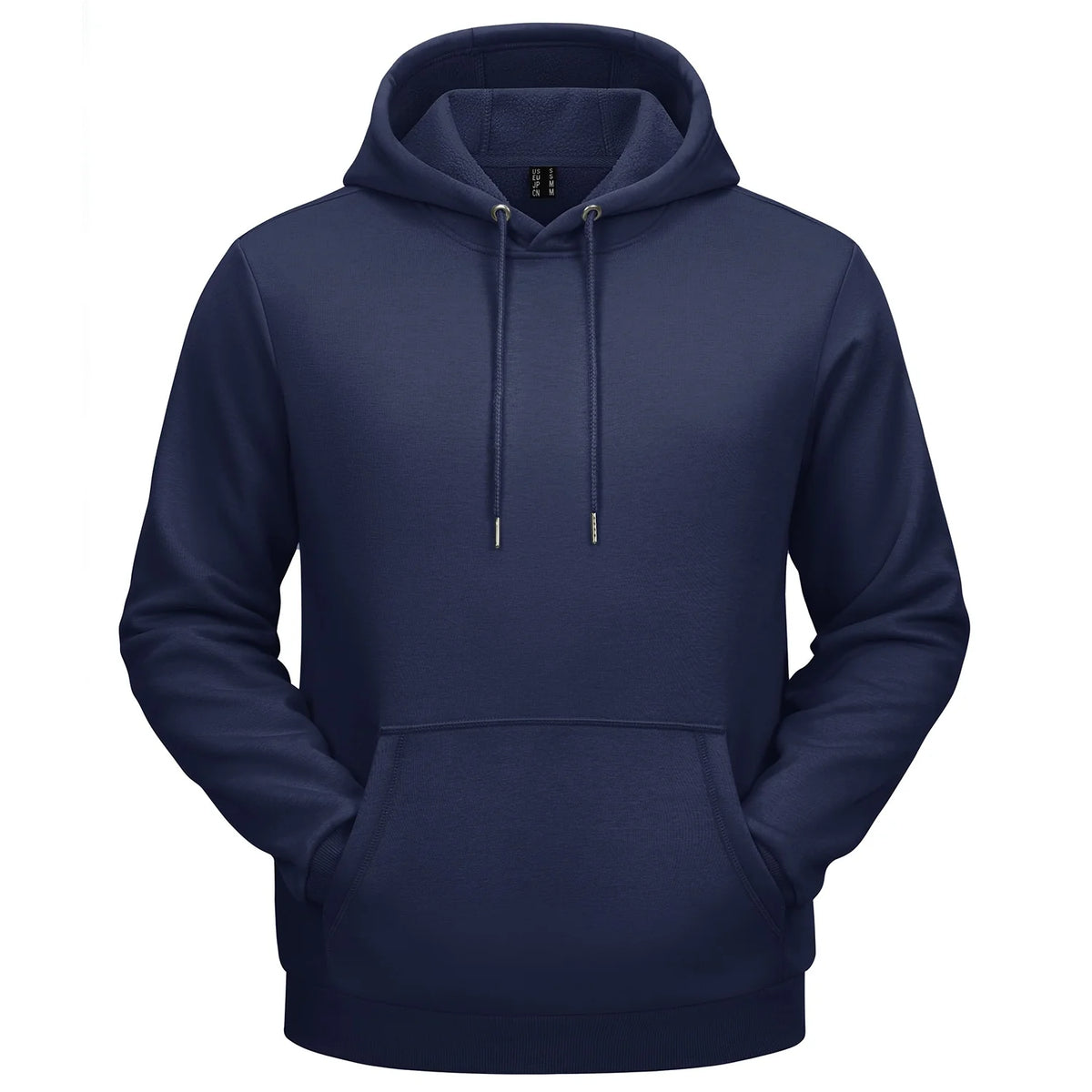 TACVASEN Autumn Winter Fleece Hoodies Mens Thermal Warm Hooded Sweatshirts Pockets Casual Hoodies Pullover Tops Male