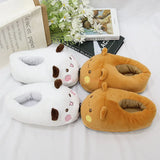 Panda Bubu & Yier Plush Slippers - Unisex Indoor Cotton Shoes