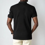 Men's New York Royal Cotton Polo | Contrast Design