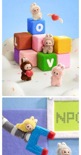POP MART LABUBU THE MONSTERS PIN FOR LOVE Series Vinyl Plush Pendant Blind Box Toys Kawaii Anime Action Figure Surprise Mystery