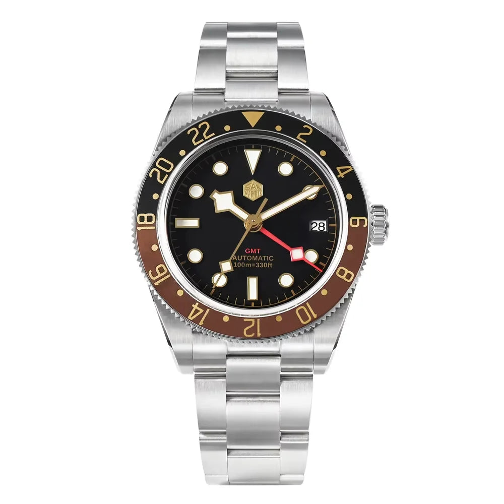 San Martin 39mm NH34 GMT Automatic Watch SN0109