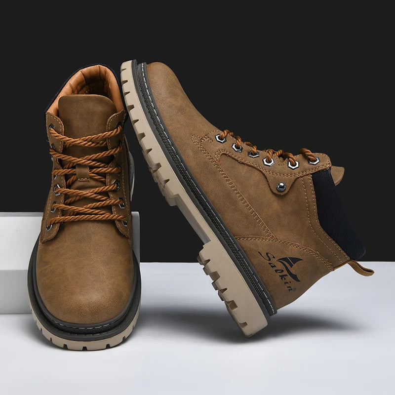 Men’s Handmade Leather Outdoor Boots