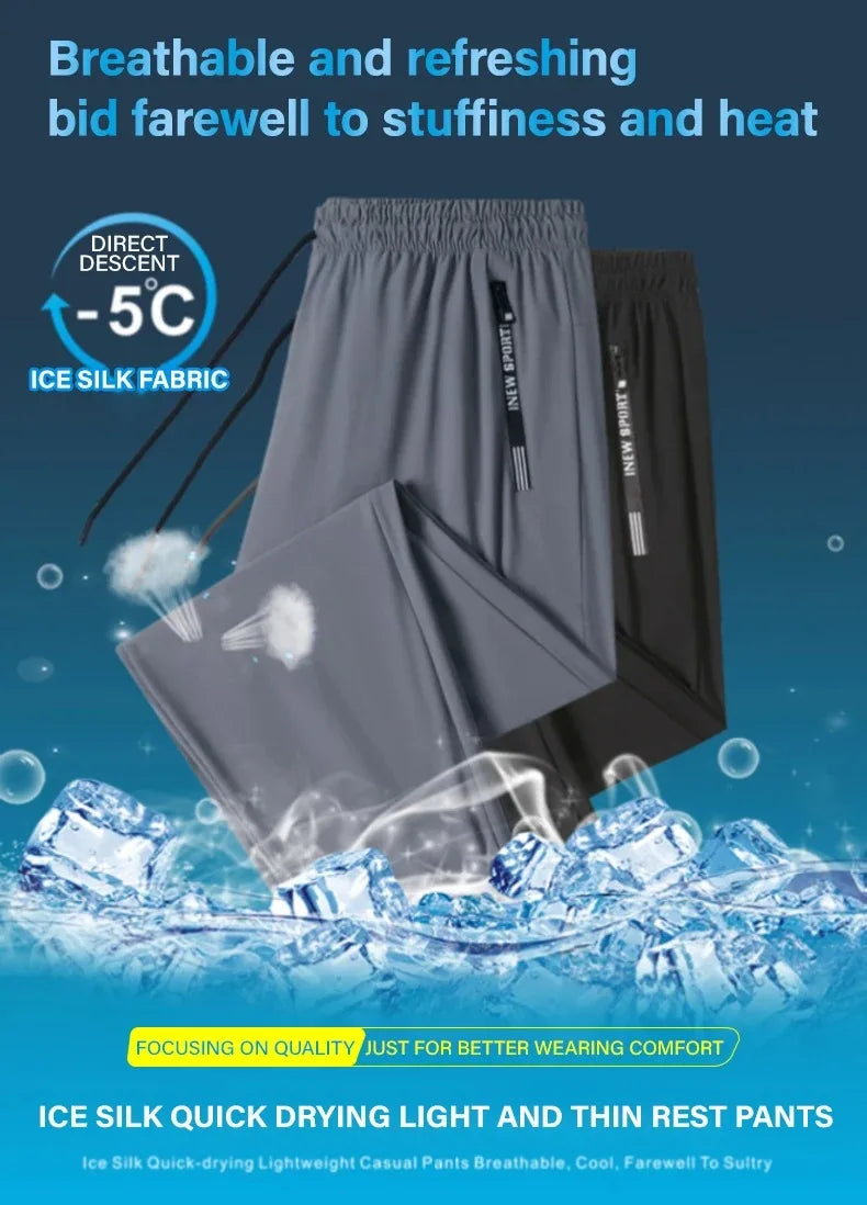 Men's Lightweight Summer Pants – Loose Fit