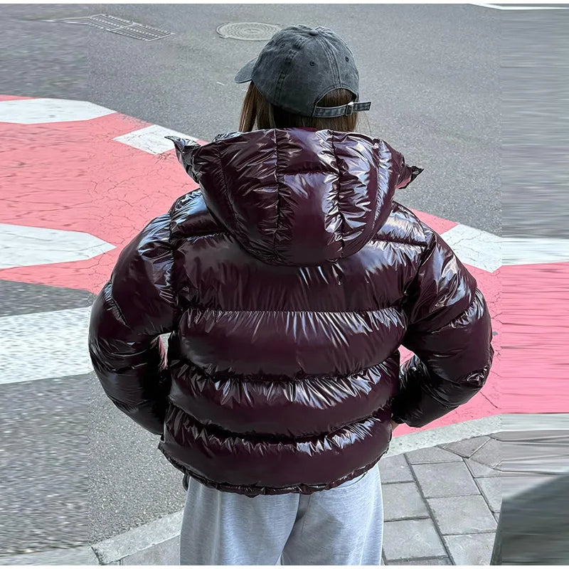 Women’s Hooded Puffy Cotton Jacket