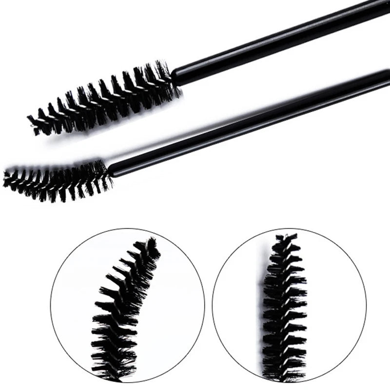 Disposable Makeup Brush Set – Lip, Lash & Brow Wands