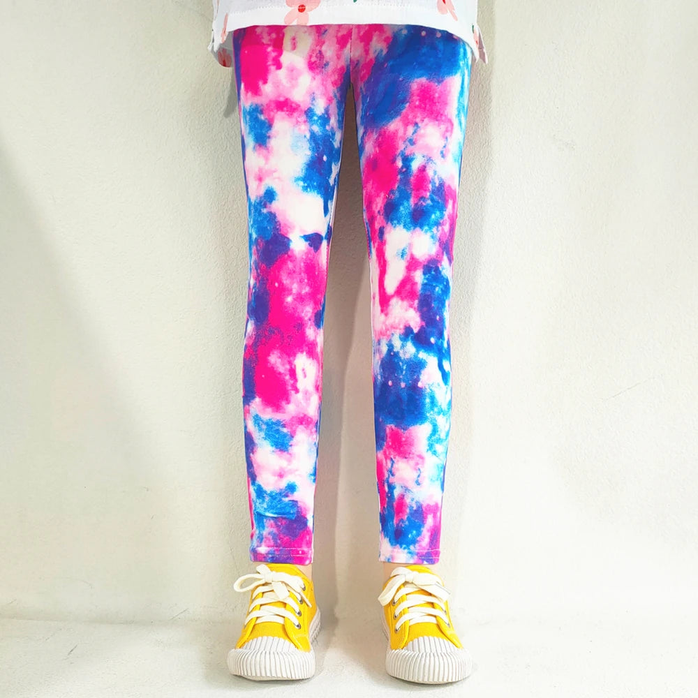 Girls' Floral Cartoon Fashion Leggings
